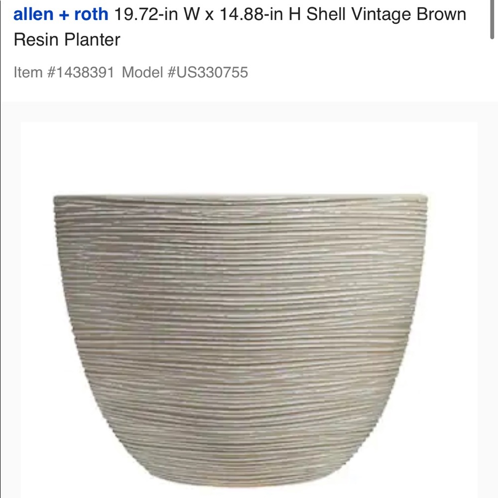 Brown vase